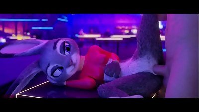 Judy Hopps returns to Zootopia to get her snatch and arse plowed firm