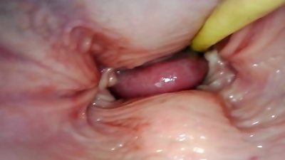 AMAZING. CAMERA inside HER pussy WHILE I fill HER WITH cum