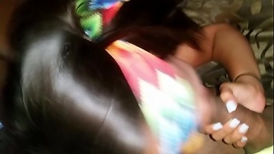 very first three-way while beau sees gf take creampie from buddy