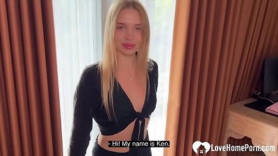 warm Russian babe absorbs my firm fuckpole