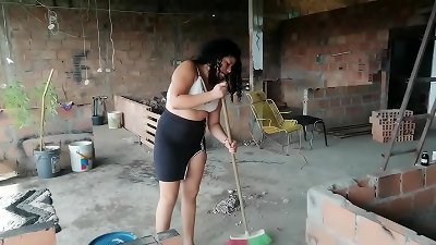 I blackmail my employee to gobble my aged labia