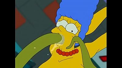 Marge Simpson Alien Breeding