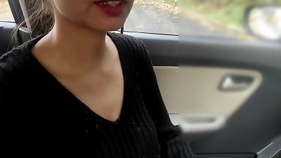 Desisaarabhabhi - Blackmailing and pulverizing my girlfriend outdoor risky public fucky-fucky with ex boyfriend steamy beautiful ex girlfriend ki chudai in Car