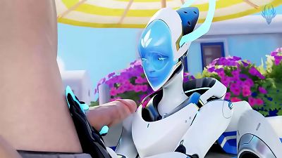 Overwatch Misk (Echo & Moira) 1 SFM & Blender 3d hentai porno Compilation