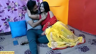 My Desi scorching aunty secret fuck-a-thon with her unmarried devor !! cum inside poon