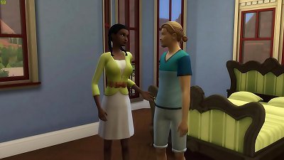 parent pounding ebony Stepdaughter For The first-ever Time