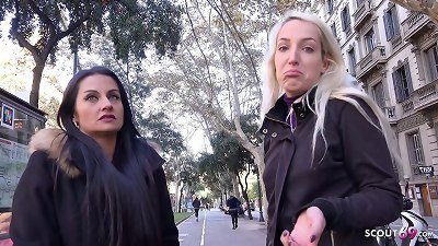 GERMAN SCOUT - massive melons LATINA mommy BIANKA seduce TO pound FOR CASH