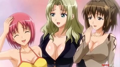 1 of the three sisters gets nailed by explosions of nasty guys