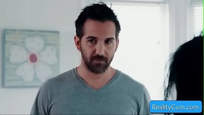 awesome huge hooter asian warm babe Jade Kush get her cunny gobbled and fingered by her white bearded pal