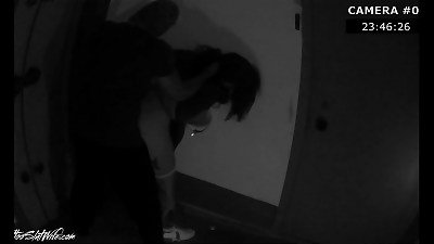 Stranger rough nail dark-haired When She Returned from the Club - Hidden Camera