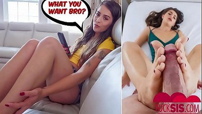 Sofie Reyez StepBro love my Footjob