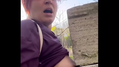 My nasty Easter - abjection and bdsm ejaculations in forest