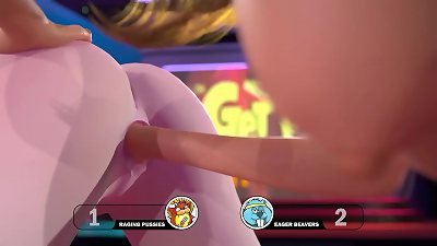 3DGSPOT - World lesbo fucking Championship With molten FISTING! 3d toon PORN!