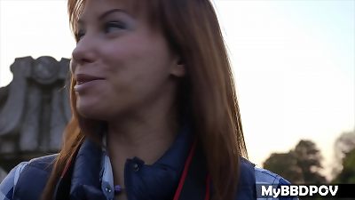 porno queen Alysa Gap's asshole stretched by a bbc In pov - Public romp