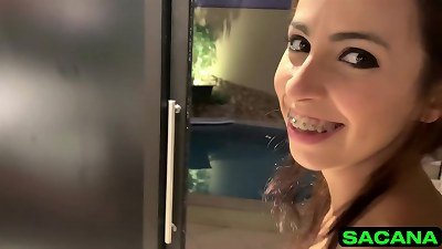 Think of a special youthfull girl! Getting stuck all over her meatpipe and she laughing, how tastey she is