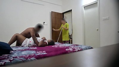 smashing infront of telugu maid hema
