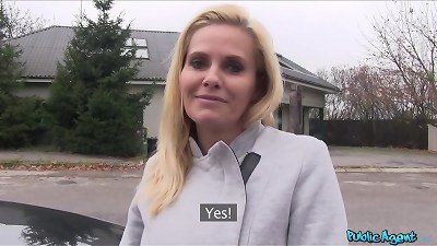 Public Agent light-haired milf with hefty melons porks a Stranger for Cash