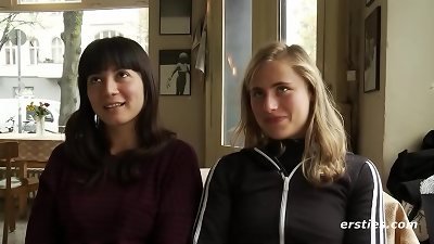 Ersties: super-sexy girl/girl mates try Something new By Wearing a strap On
