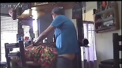 Spy camera : caught my wife ravaging the 18 yr older neighbor