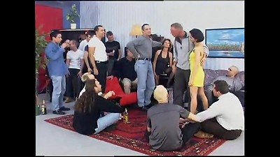 mother and daughter mega spunk party