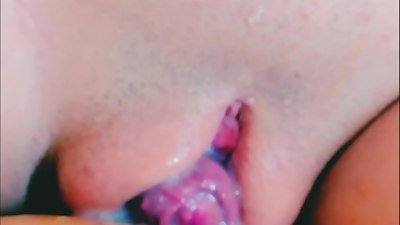 I romped my hottest friend's wife and she made me jism in her pussy, fleshy internal cumshot