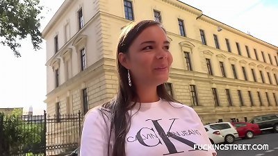 The searching completed in a fine drill for a chesty dark-haired