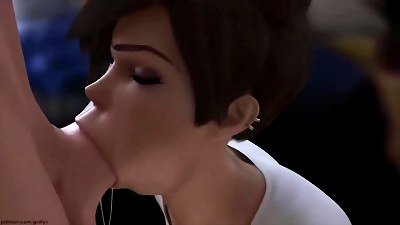 Overwatch Tracer 16 SFM & Blender 3d anime porno Compilation