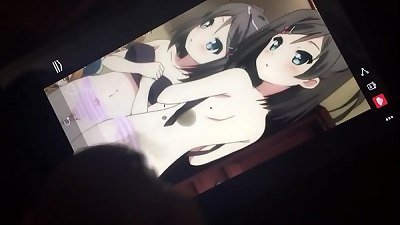 Tsukiko&rsquo;s panties sequence jizz tribute 1