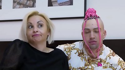 experienced aged mom finds at FAKings the youthfull spunk-pumps she's been looking for