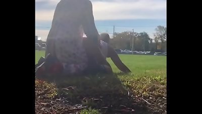 Gibby The Clown penetrates milf next to highway