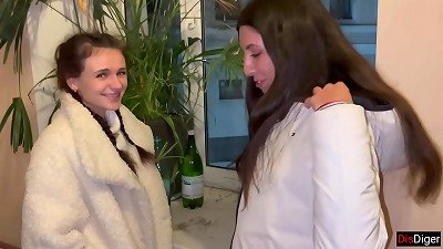 Public Pickup teens and harsh penetrating fourway group intercourse party