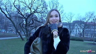 GERMAN SCOUT - harsh anal invasion BY perfect fitness MODEL AT REAL STREET PICKUP casting