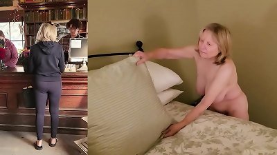 gorgeous grandmother clad and disrobed