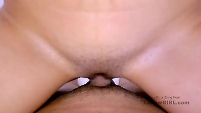 new teen with cute mounds rides huge hard-on at her audition