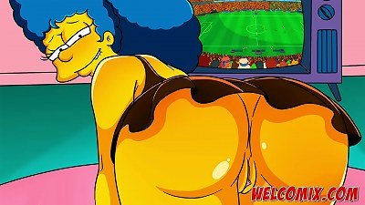 hottest Simptoons romp moments Part 5! Simpsons hookup scenes!