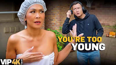 MATURE4K. korean riding young Czech guy