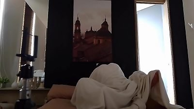 She asks me to put the sheet on so she can pound her cunt missionary, I make enjoy to her romantically because she is highly sexy, a hot rich duo end up having romantic fuckfest in a motel under the blanket