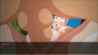 super slut Z Tournament [parody Dragon Ball game] Ep.4 maron turn to pound the elder weirdo tormentor Roshi