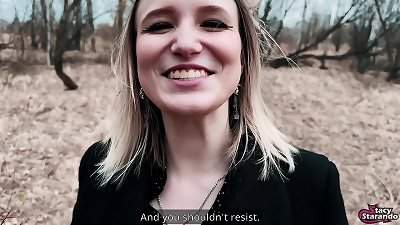 Social Experiment completed For Presenter With jism In Her labia