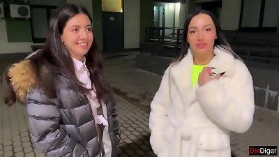 We picked up two strippers with a pal and screwed them roughly