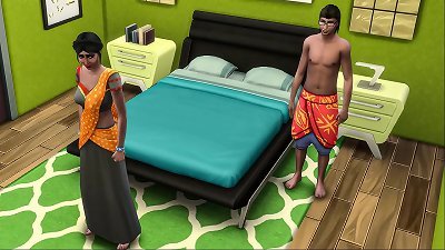 Indian hidden webcam mom and stepson having fuck-fest late at night - Desi mommy and stepson