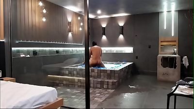 I caught my stepmother in the hotel tub