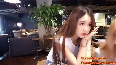 super hot chick Streamer ná»•i tiáº¿ng h&agrave;n quá»‘c cá»±c xinh &dstrok;áº¹p&period;MP4