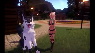 Monster gal Island [Monthly manga game choice] Ep.10 saving the super-cute catgirl from falling