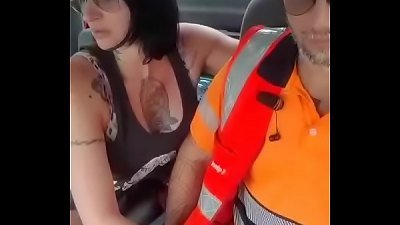 stud helps cougar x street and she knows how to reward him