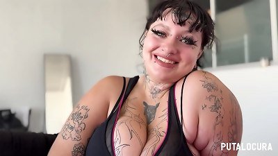 PutaLocura - big-titted emo plumper Deedee talking and smashing hard with Torbe