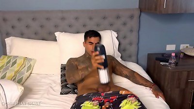 My stepmother leaves a gift for my step dad and I end up humping her