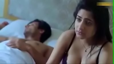 Romantic couple lovemaking