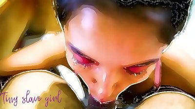 My STEPdaughter is my hentai girlfriend in secret so she has to attend me when I ask her, even tho they almost discover us