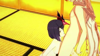 Genshin impact manga - Sara blowbjob and is ravaged by Aether - chinese asian manga porn manga porn game porno